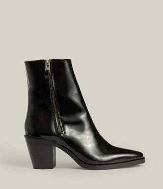 Cohen Leather Patent Boots