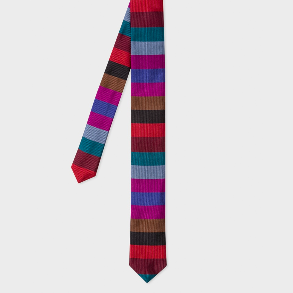 Multi-Coloured Stripe Tie