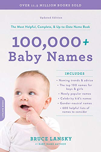 100,000 + Baby Names by Bruce Lansky