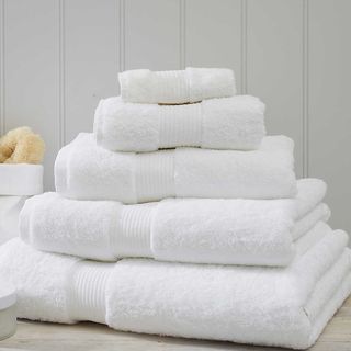 White Company Luxury Egyptian Super Jumbo Cotton Towel 180cm x 115cm