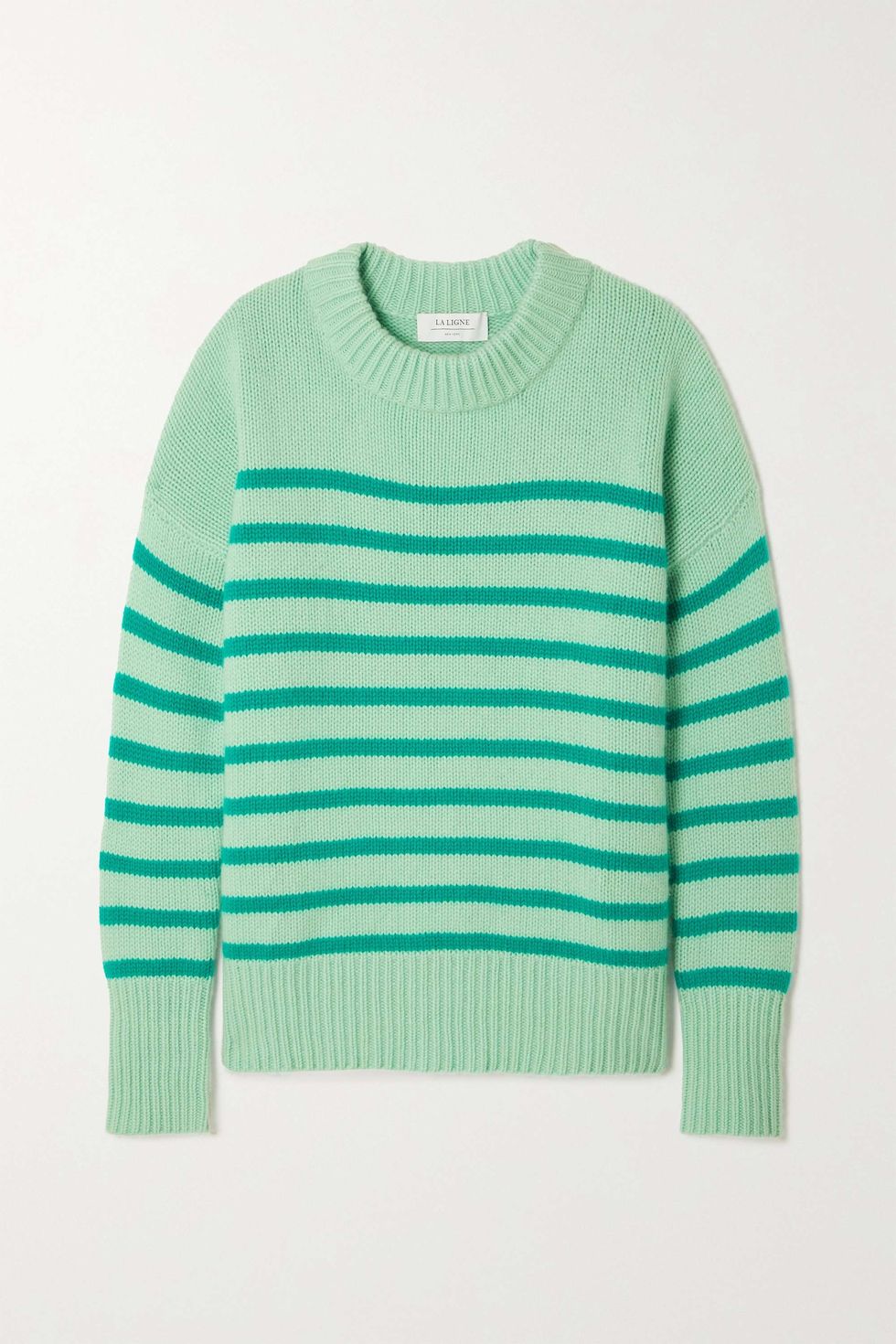 Marin Striped Wool and Cashmere-Blend Sweater