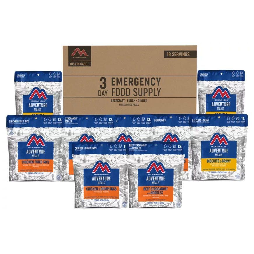 Stock up for emergencies with these great survival food packs