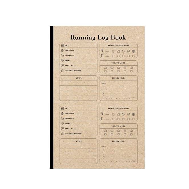 Running Log Book: Running log book journal