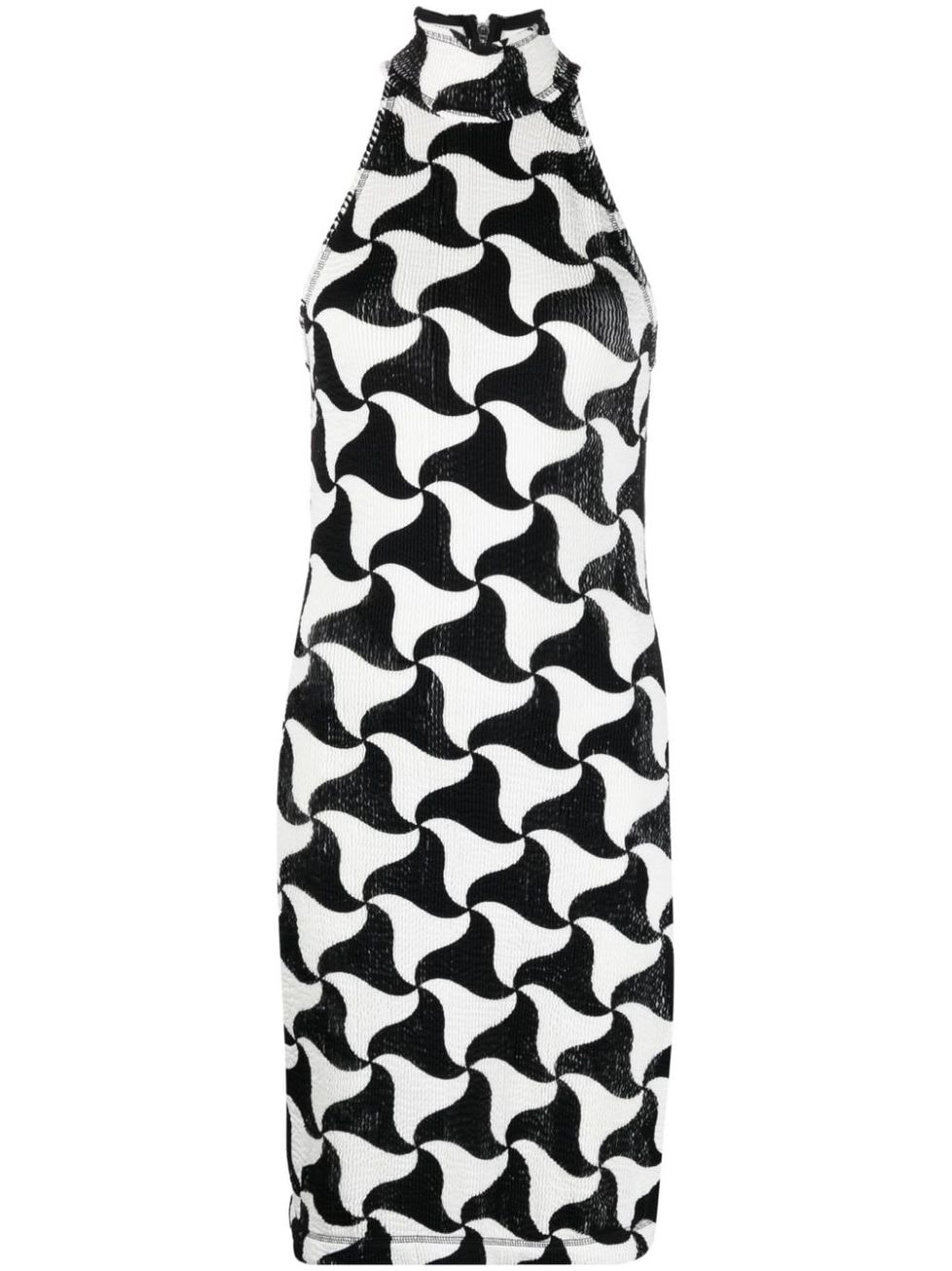 Abstract Triangle Elasticated Dress
