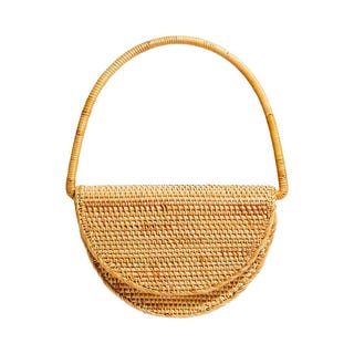 Ryka Flap Rattan Shoulder Bag