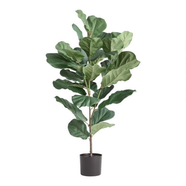 Faux Fiddle Leaf Fig Tree