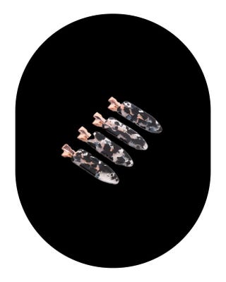Kitsch Creaseless Clips 4-Piece-Set Black Terrazzo Kitsch Creaseless Clips 4-Piece-Set Black Terrazzo