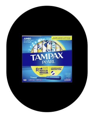 Tampax Pearl With LeakGuard Braid Unscented Tampons Tampax Pearl With LeakGuard Braid Unscented Tampons