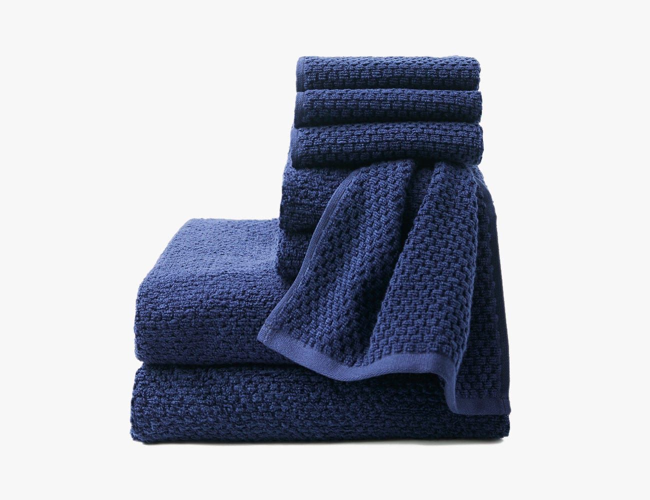 european waffle weave bath towels