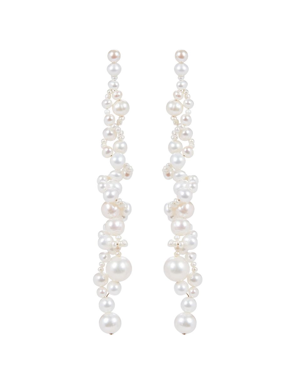 Running for the Hills Pearl Earrings