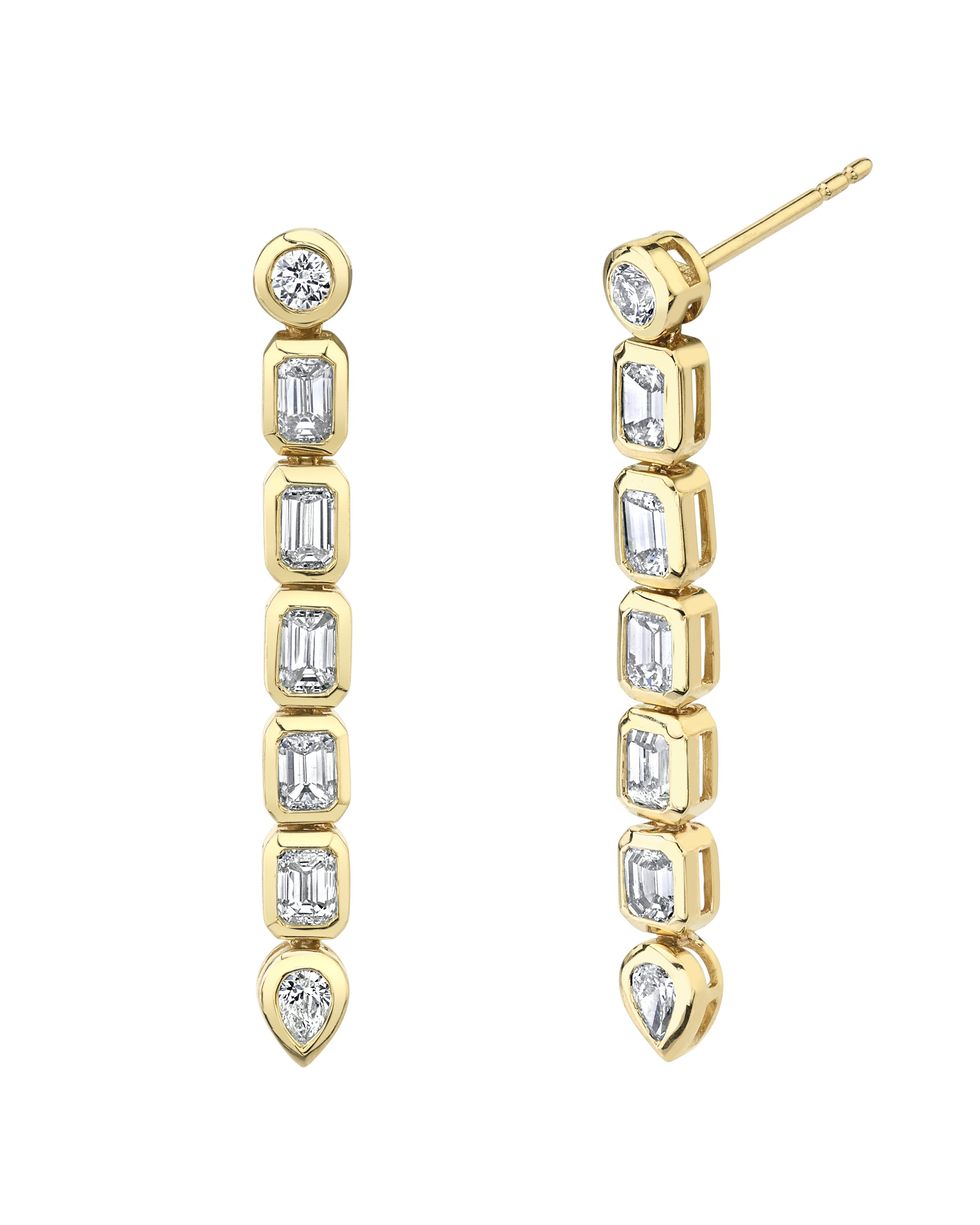 Diana 7 Diamond Drop Earrings