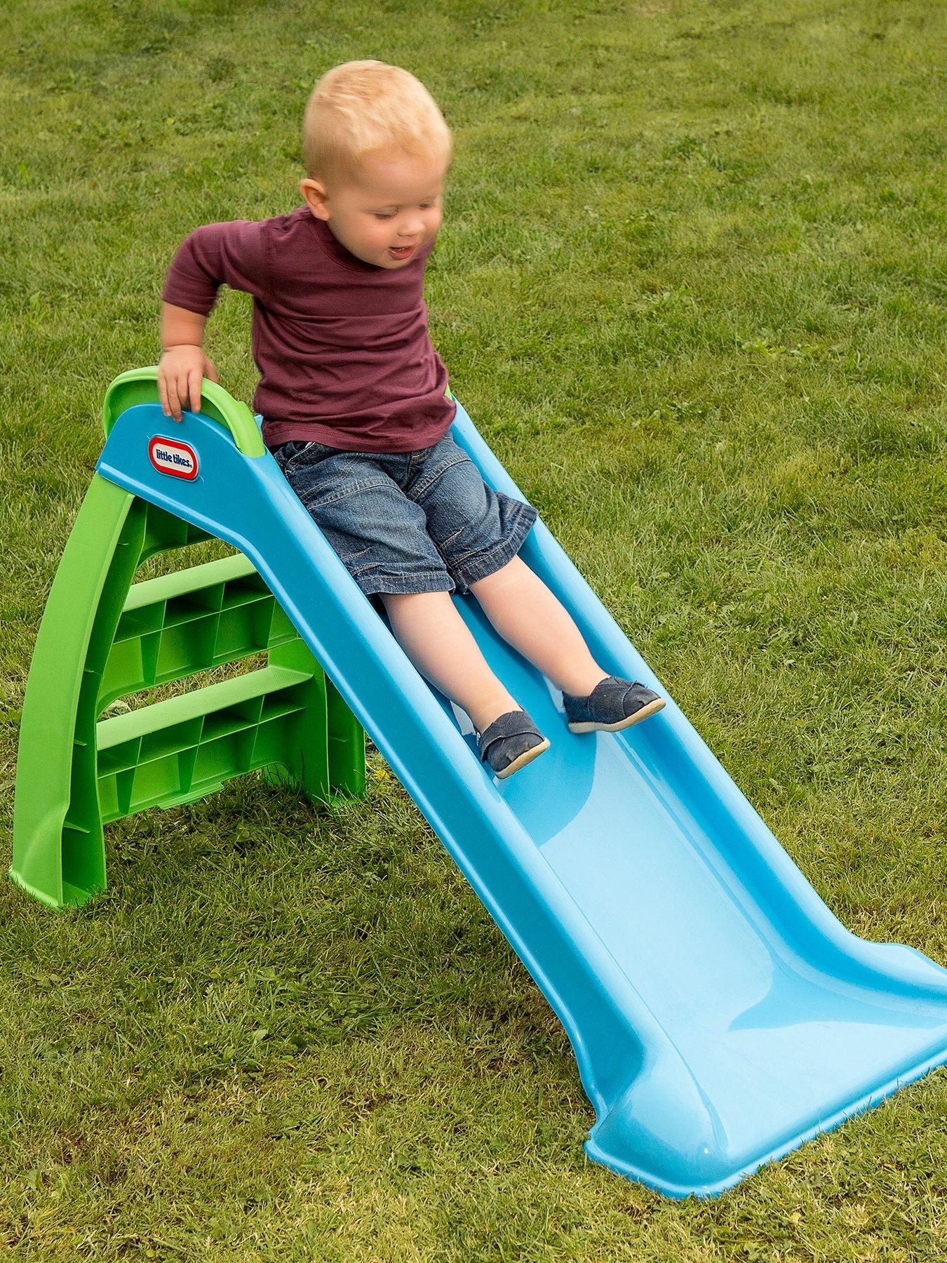 UK NEW Folding Toddler Slide Kids Child Outdoor Indoor Toddler Play Fun Toy Yard 