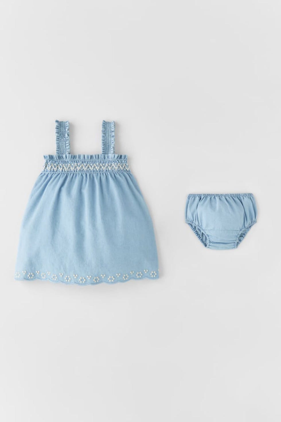 Vestido denim con braguita