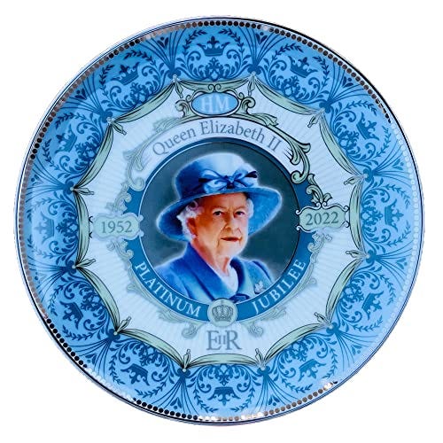 Queen Elizabeth Platinum Jubilee Portrait Plate 