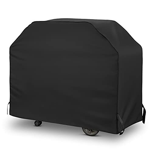 Premium Smoker Cover Heavy Duty Fabric Polyester Grill Outdoor Protective Black 