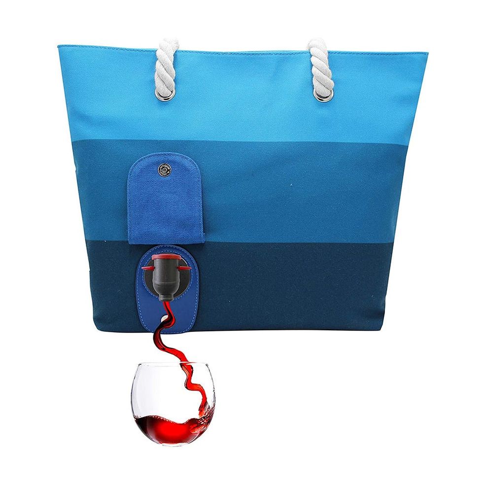 This Beach Bag Has a Hidden Compartment That You Can Fill With 2 ...