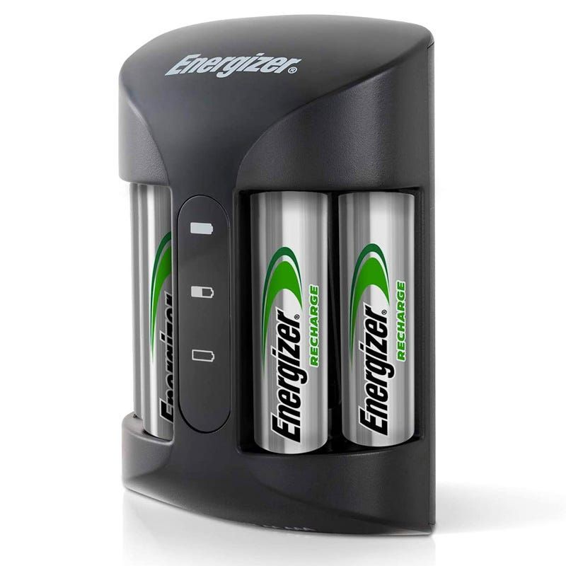 Eneloop Pro Rechargeable AA Ni-MH Batteries With Battery Charger Black New