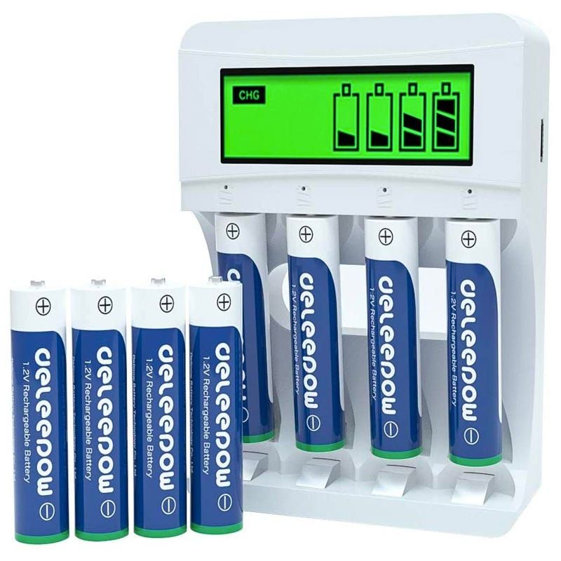 AA/AAA LCD Smart Charger and NiMH Batteries