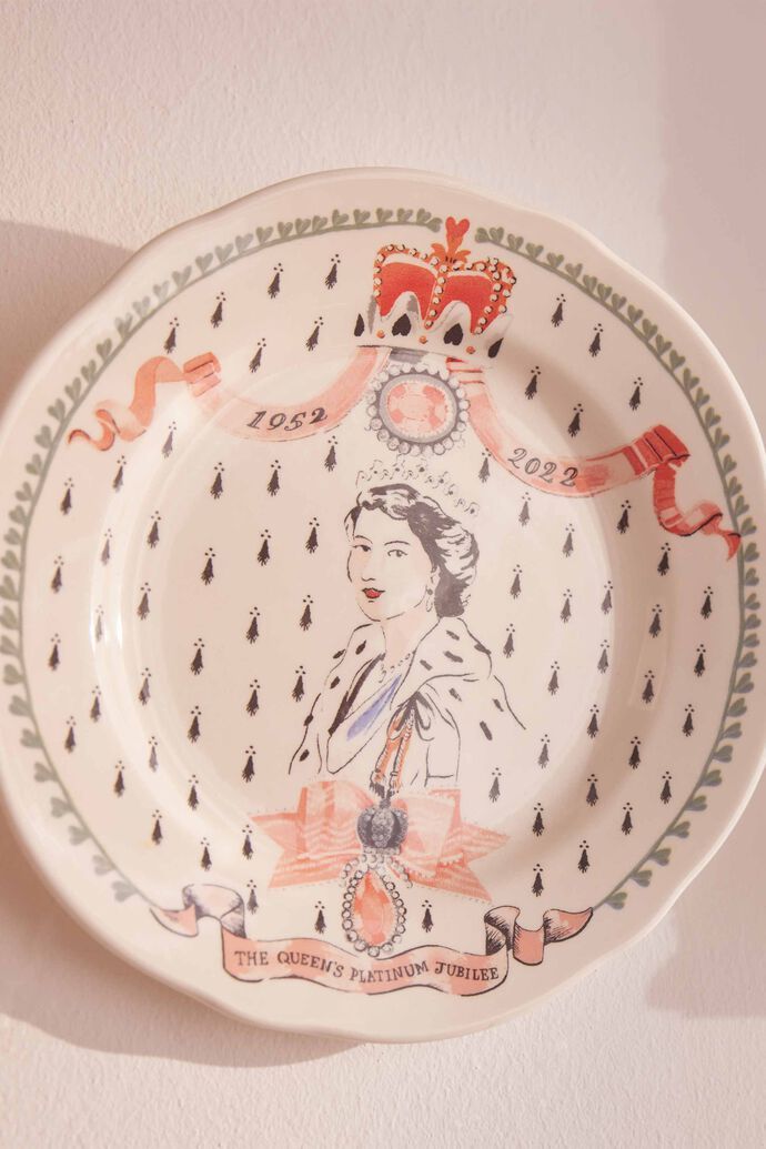 Jubilee Queen Placement Made in England Side Plate, £12