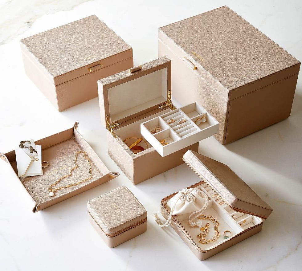 Quinn Leather Jewelry Storage Collection