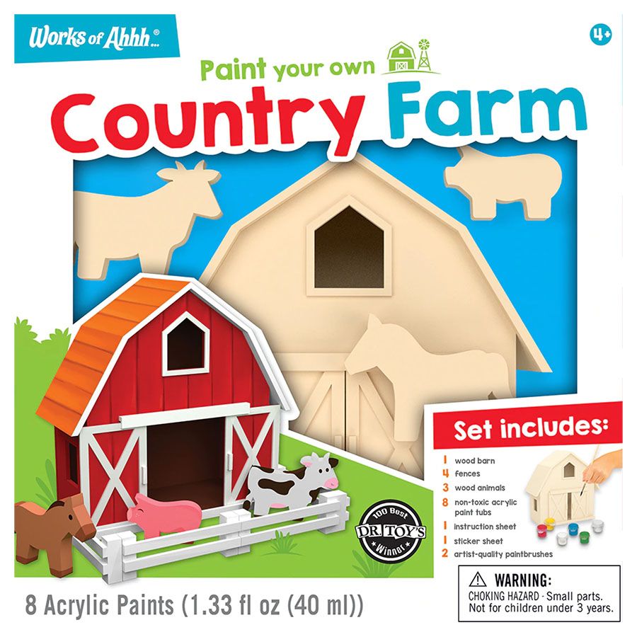 Paint Your Own Country Farm Kit