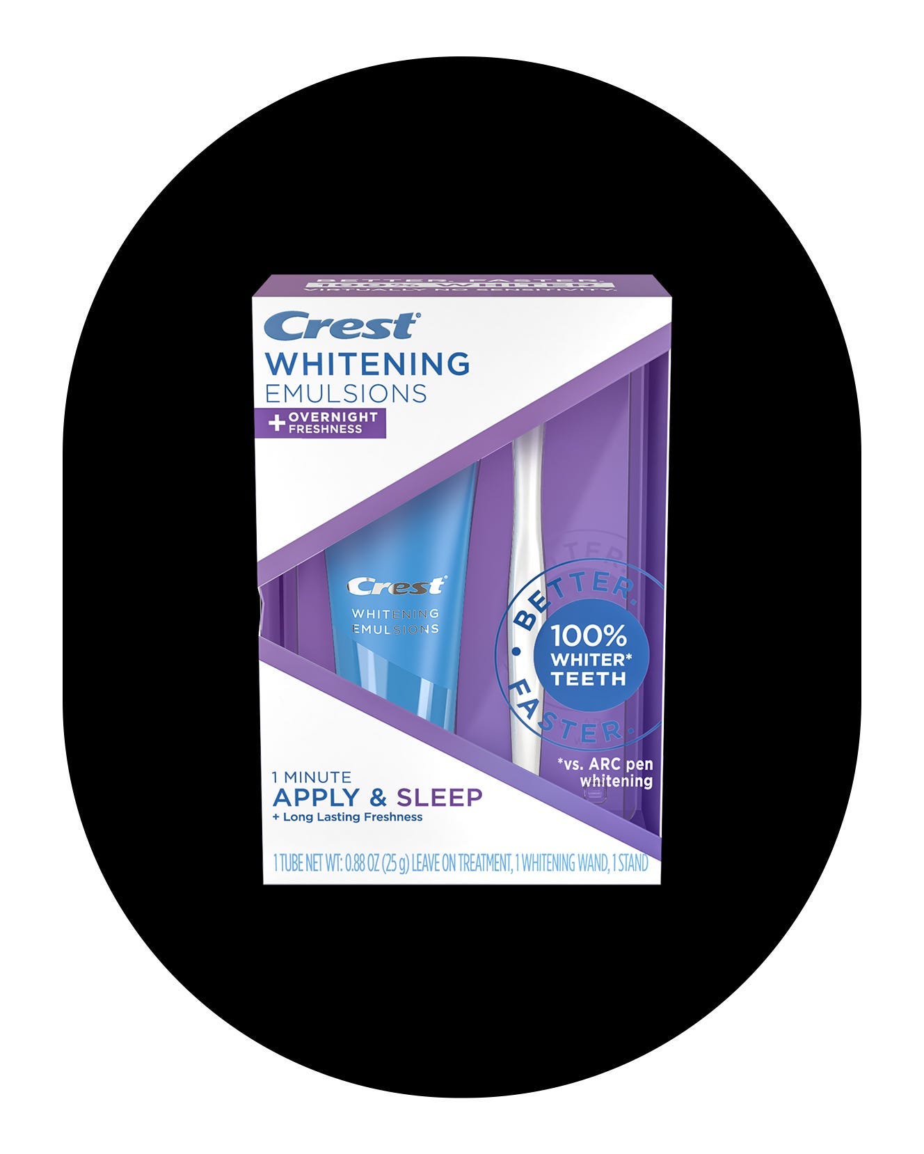 Crest Emulsions Overnight With Wand Tooth Whitening System