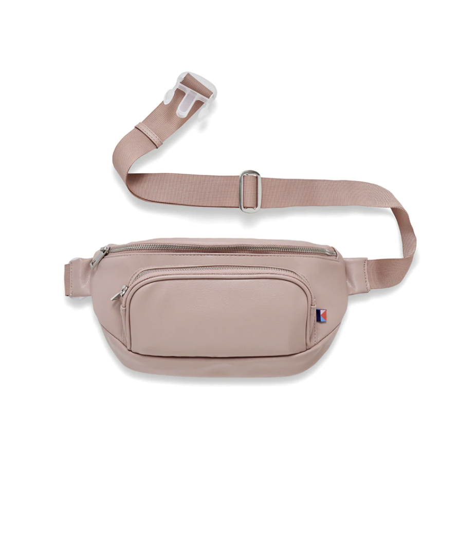 Flat Waist Pouch Leather Mini waist bag Small Waist pouch Fanny Pack up to 44"