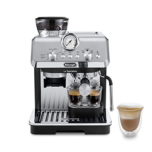 White ECZ351W DeLonghi Scultura Traditional Barista Pump Espresso Machine Coffee and Cappuccino Maker 