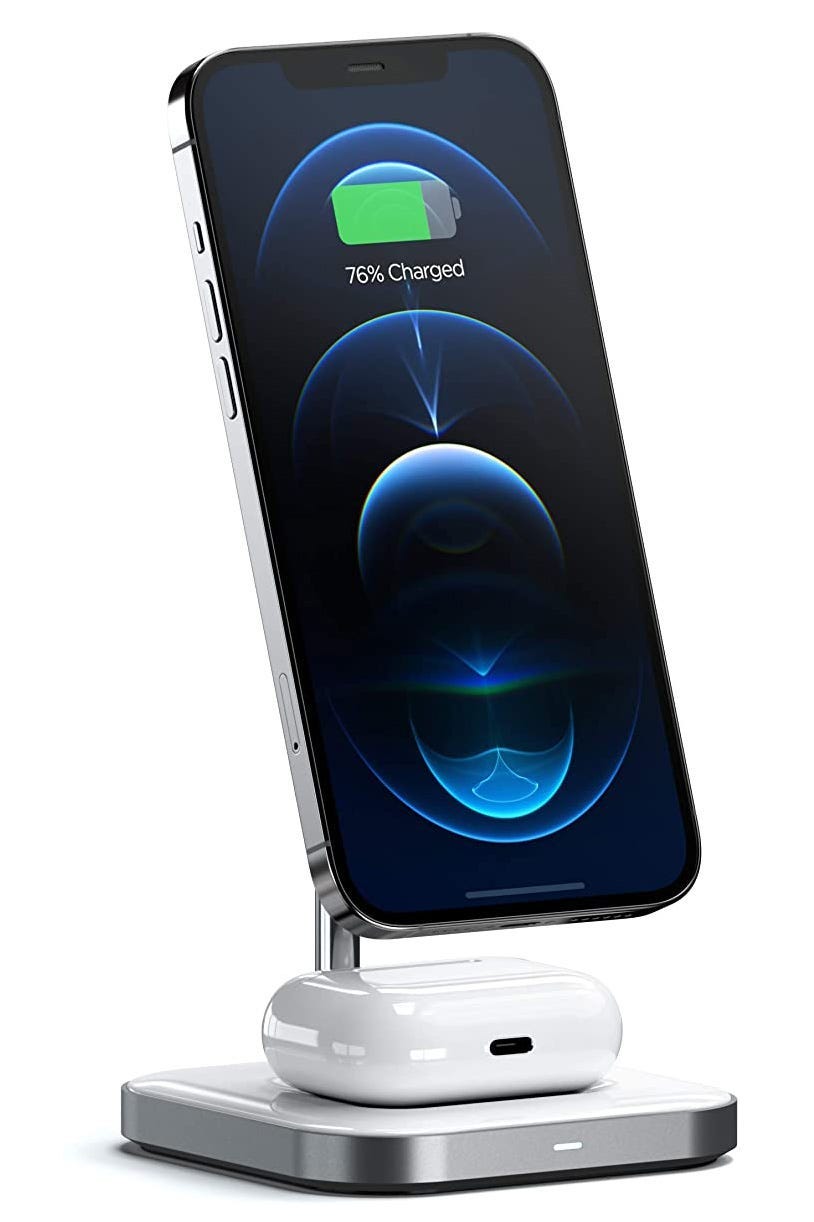 Aluminum 2-in-1 Magnetic Wireless Charging Stand