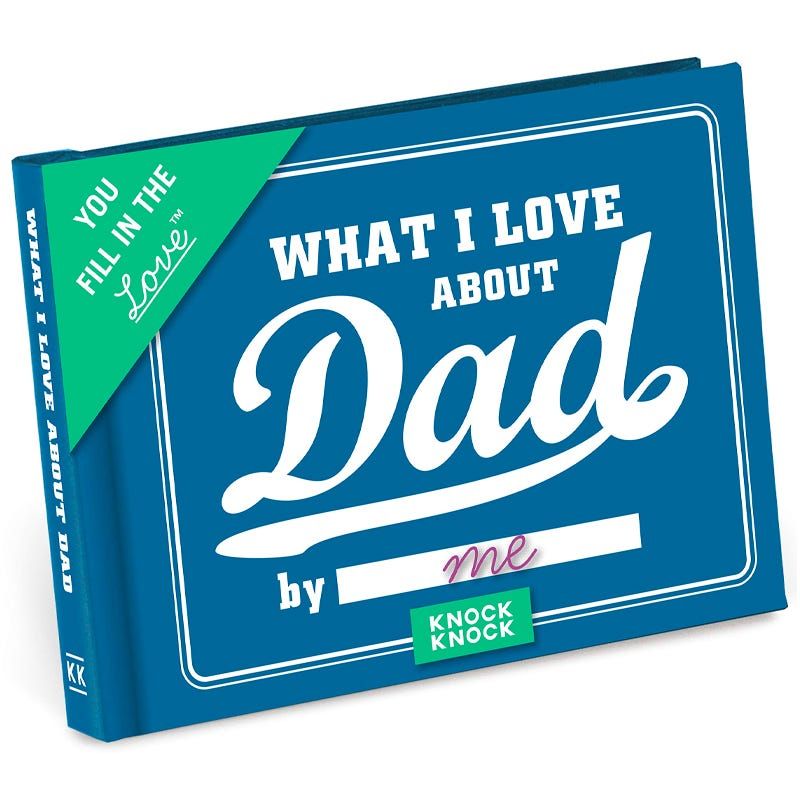 'What I Love about Dad' Fill in the Love Book 