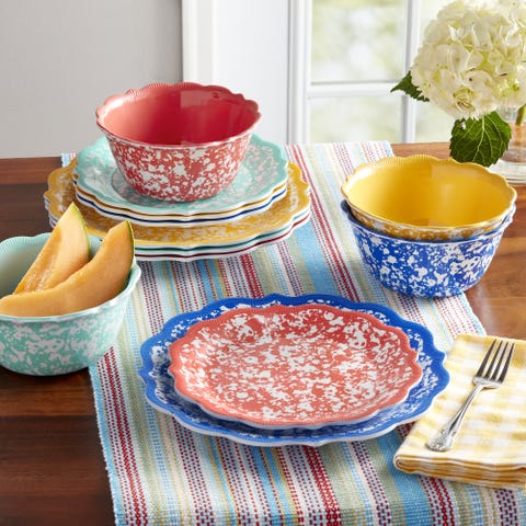 The Pioneer Woman Melamine Dinnerware Sets at Walmart