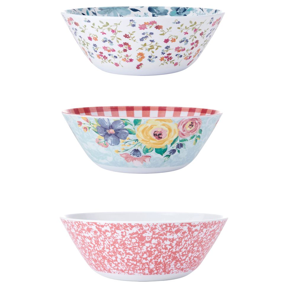 The Pioneer Woman Country Garden Melamine Mixing Bowl Set, 10