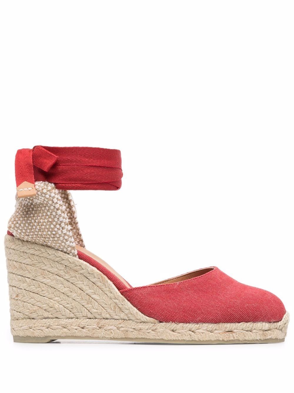 Castañer carina 60 on sale canvas wedge espadrilles