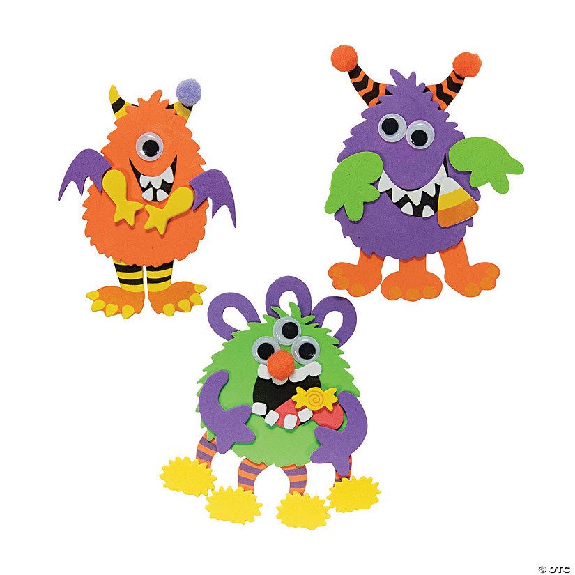 Silly Monster Magnet Craft Kit 