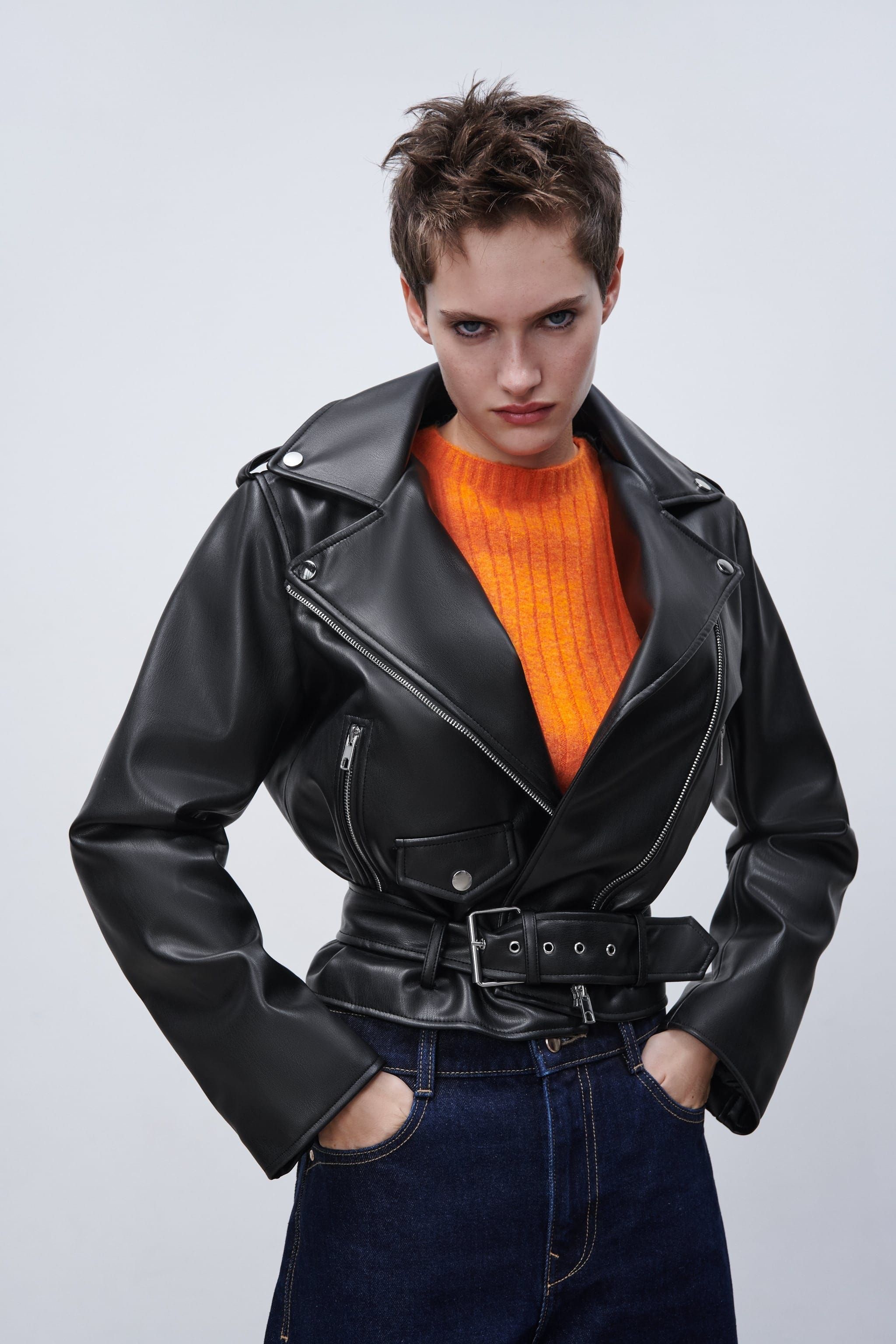 First Stop Womens Leather Fit Outdoor Jacket
