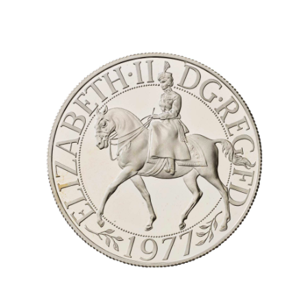1977 Elizabeth II Jubilee Silver Proof Crown