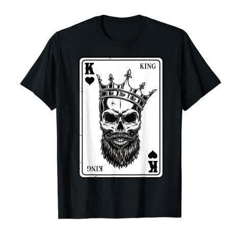 King And Queen Skull Matching T-Shirt
