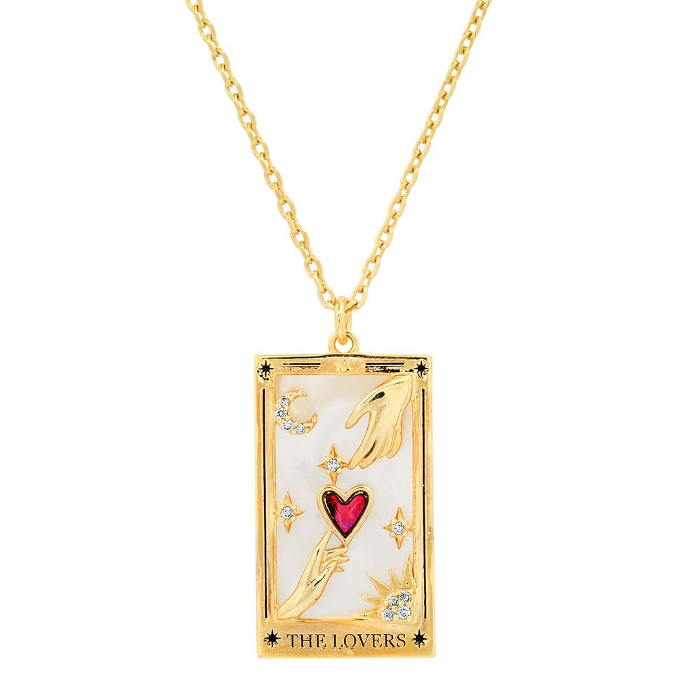 The Lovers Tarot Necklace