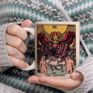The Lovers Tarot Card Coffee Mug