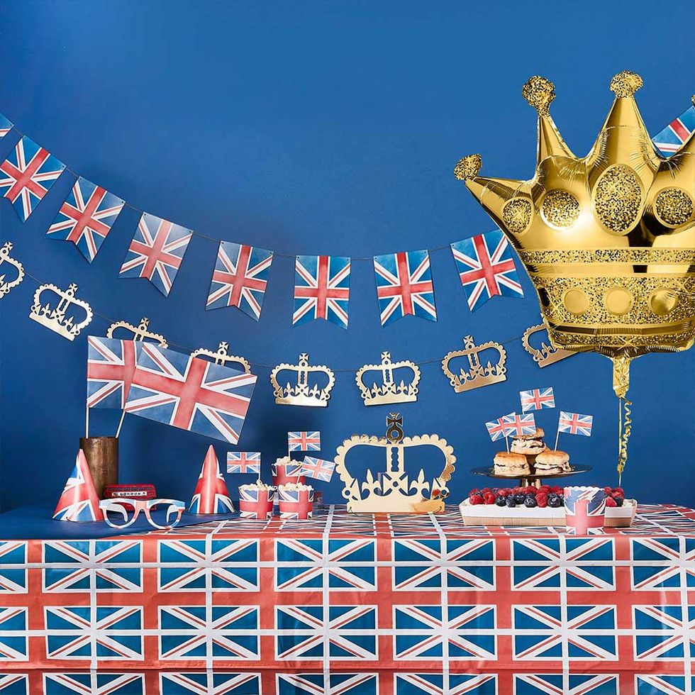 Union Jack Paper Table Cover, tablecloth from £6.99