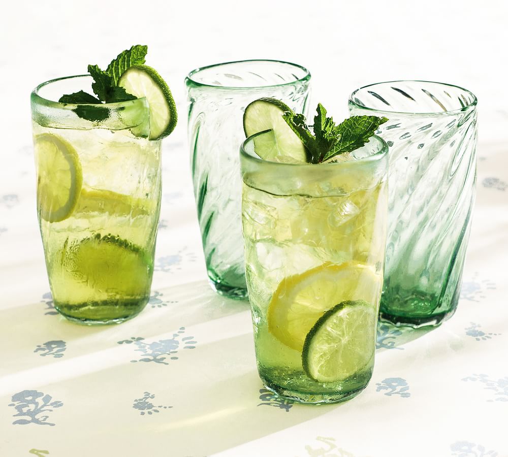 Ivy Recycled Glass Tumblers 