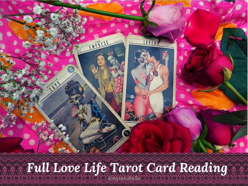LOVE LIFE ANALYSIS love tarot reading by Tarotbella- Good Karma tarot deck creator, online tarot reading via email/pdf