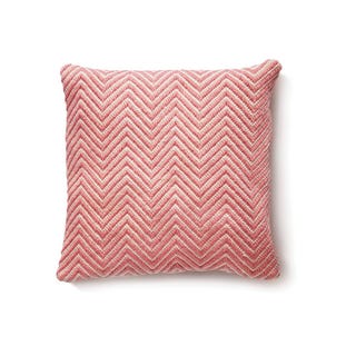 Outdoor/Indoor Chervon Woven Cushion  