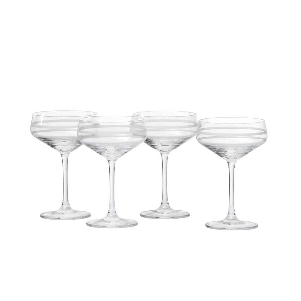 Crystal Coupe Cocktail Glasses