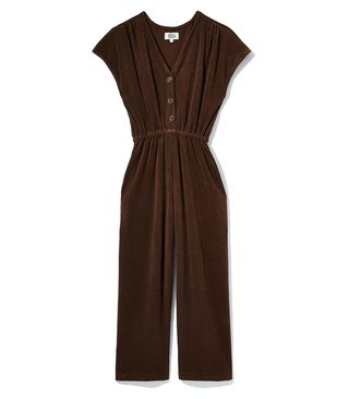 The Marie jumpsuit in coffee