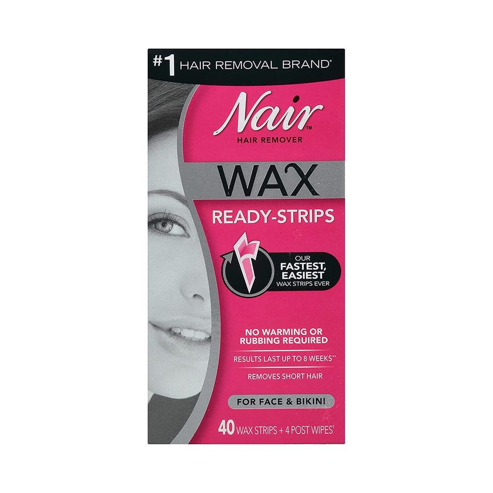 Wax Ready Strips, Face and Bikini Hair Removal Wax Strips, 40 Count
