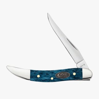 Mediterranean Blue Bone Smooth Small Texas Toothpick Mediterranean Blue Bone Smooth Small Texas Toothpick