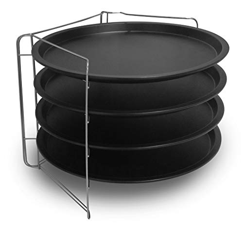 Soporte para 4 bandejas de pizzas