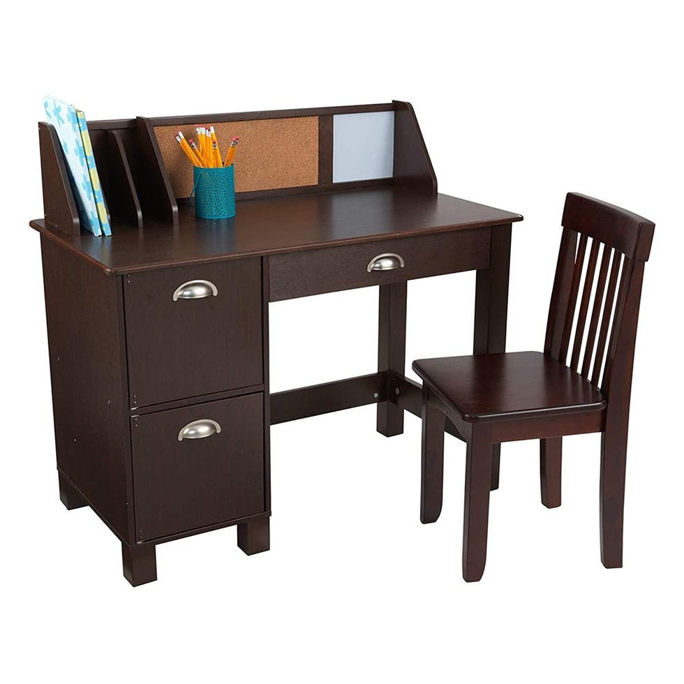 Wooden Study Desk with Chair