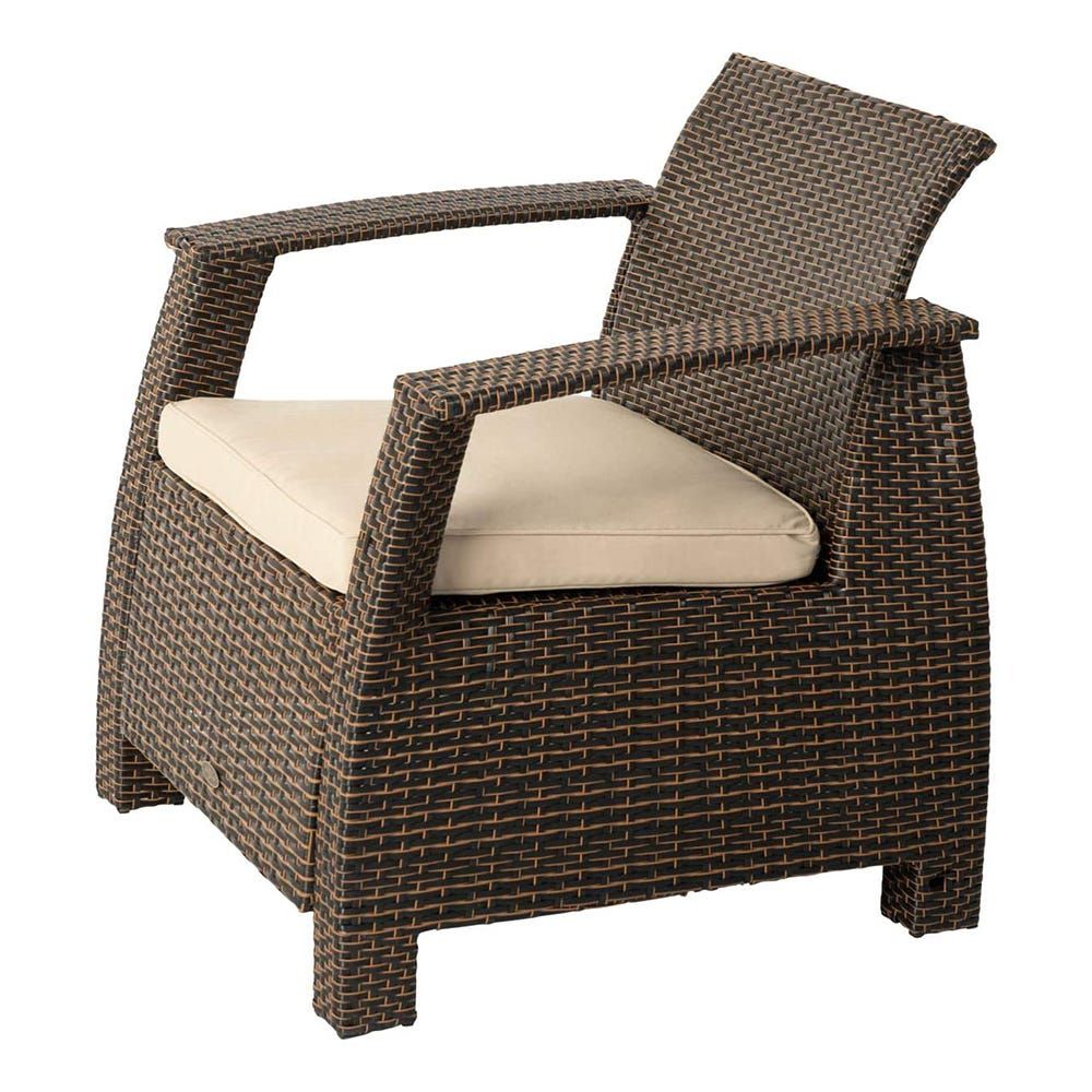 Keter vermont rattan online reclining chair